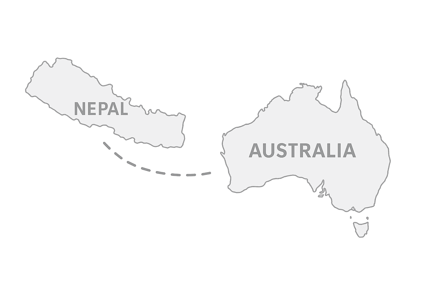 Nepal to Australia - Our global operations connecting Nepal's expert team with Australian clients